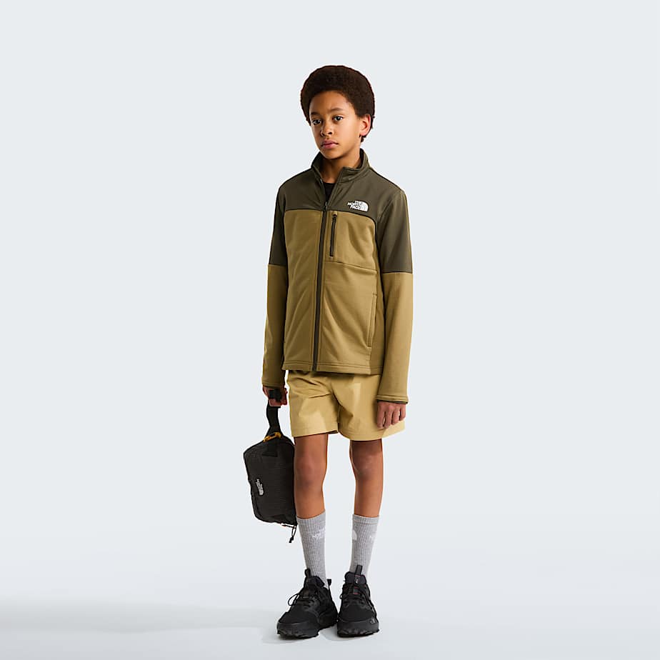 Pantalon de randonne convertible lger pour enfant TNF Khaki Stone ALT1