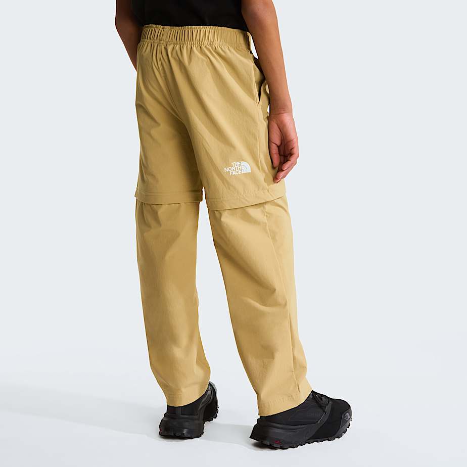 Pantalon de randonne convertible lger pour enfant TNF Khaki Stone ALT3