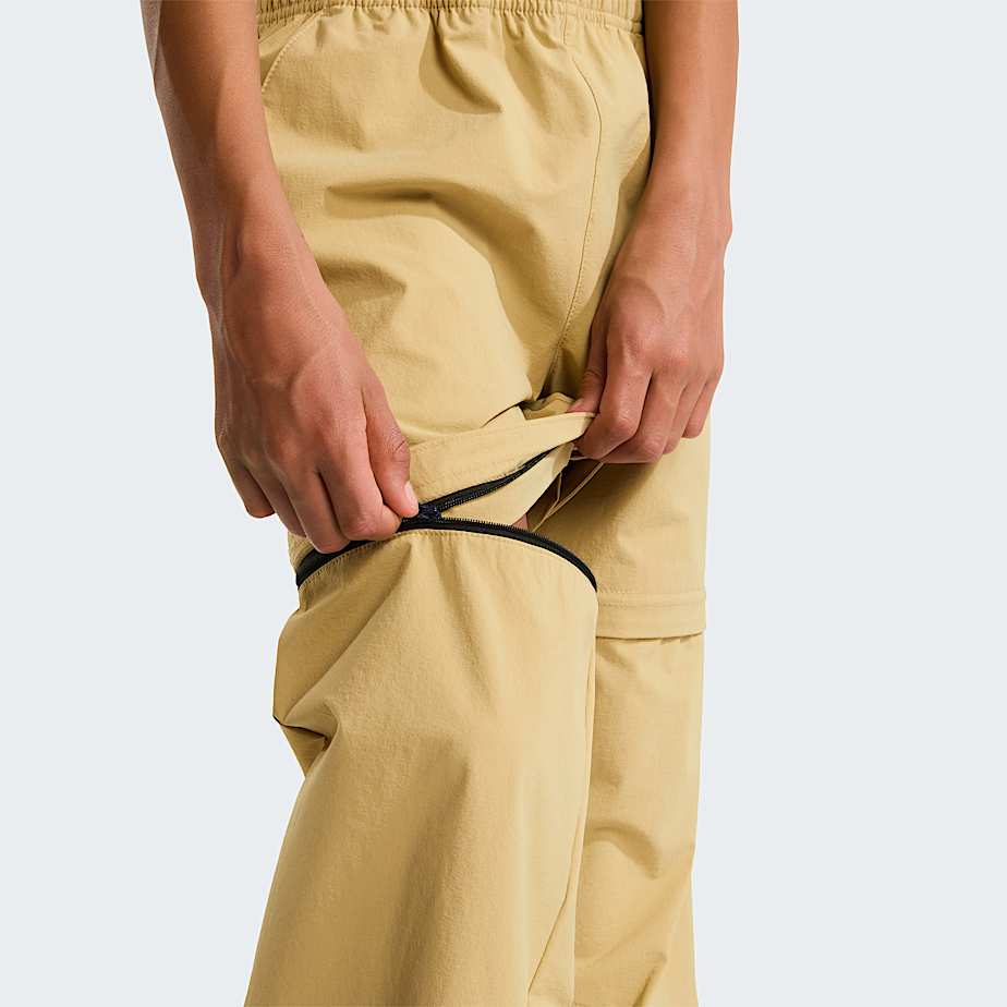 Pantalon de randonne convertible lger pour enfant TNF Khaki Stone ALT6