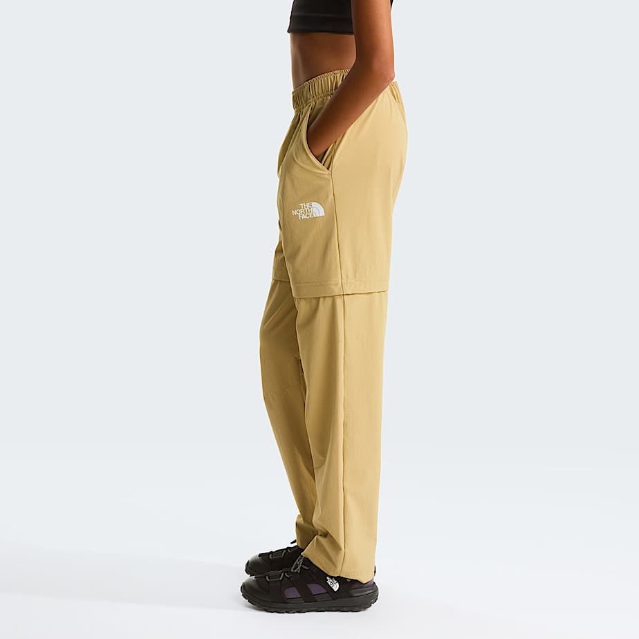 Pantalon de randonne convertible lger pour enfant TNF Khaki Stone ALT10