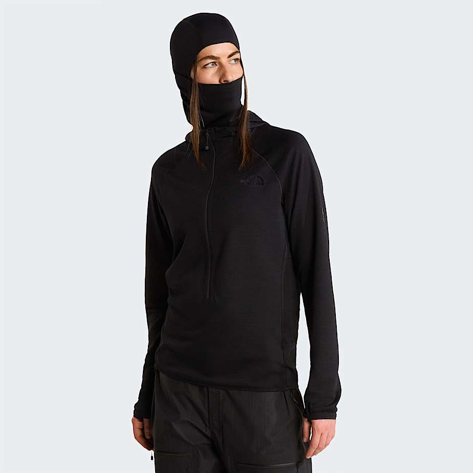 Uniseks Summit DotKnit AMK basislaag met capuchon TNF ALT10