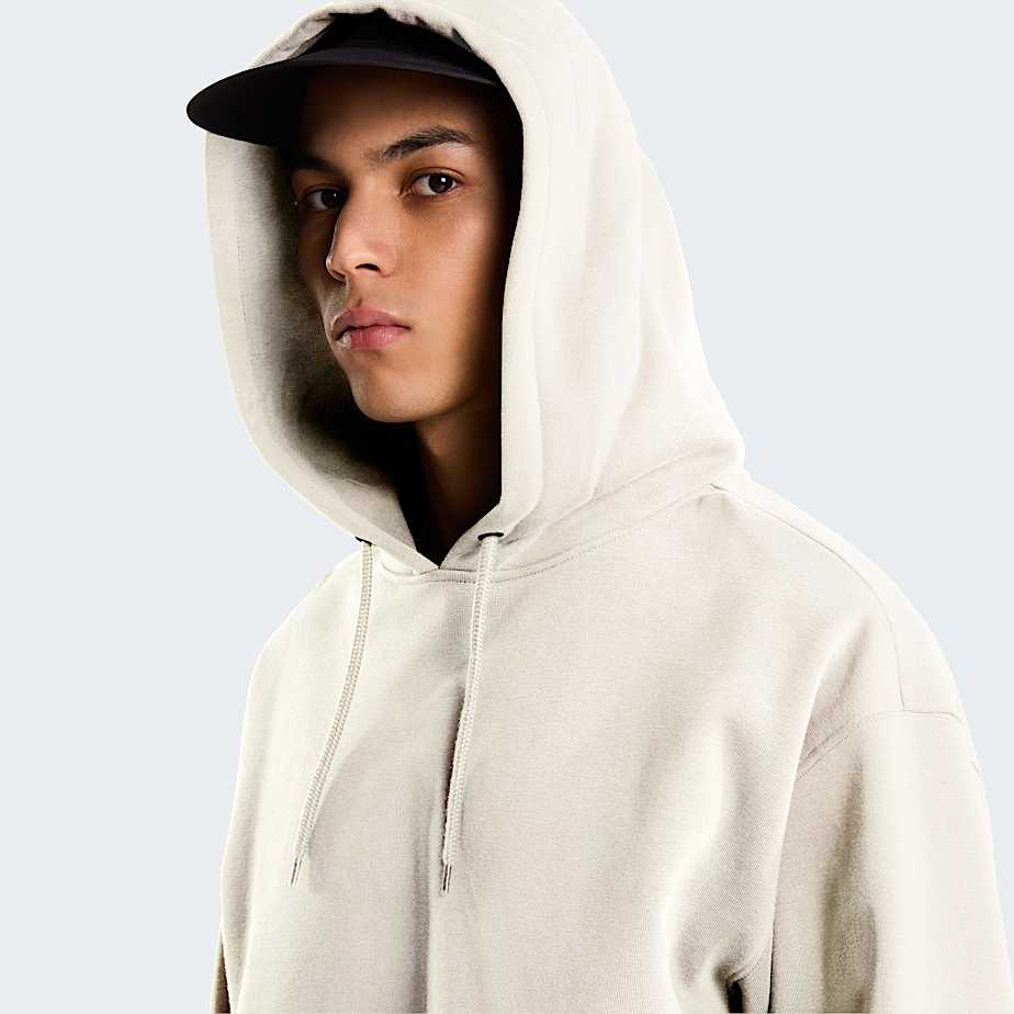 Camisola com capuz Red Box unissexo TNF White Dune ALT6