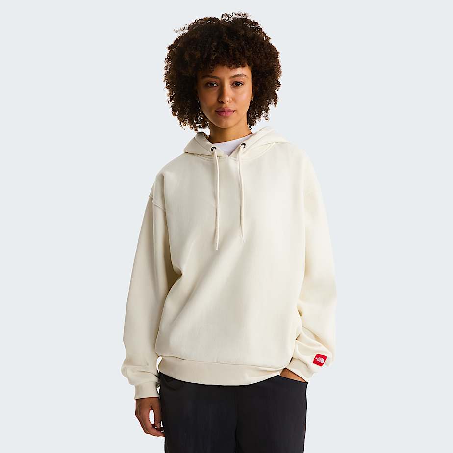 Camisola com capuz Red Box unissexo TNF White Dune ALT9