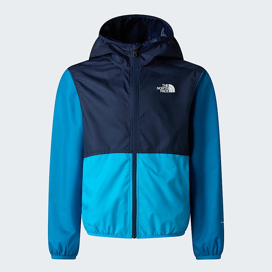 Boys Cyclone Wind Jacket TNF Meridian BlueDusk BlueSummit Navy ALT20