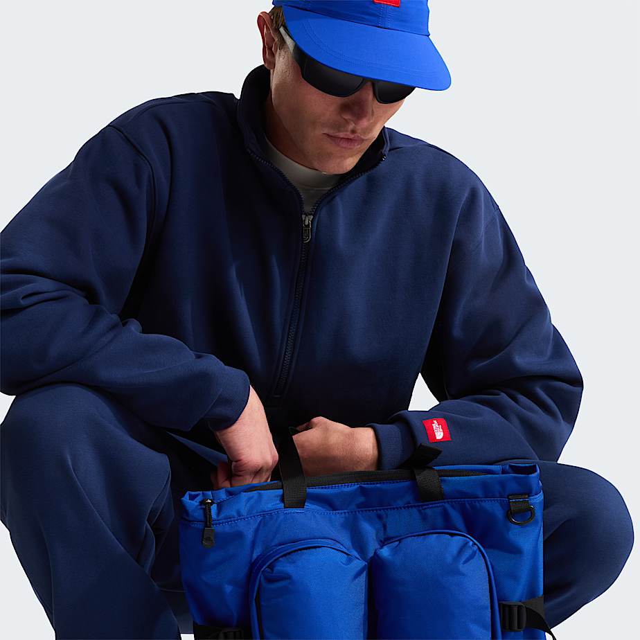 Uniseks TNF Red Boxfleece met halve rits TNF ALT8