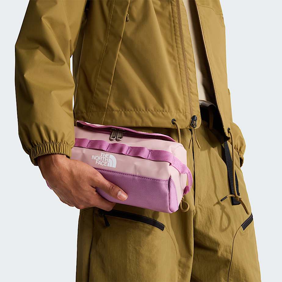 Base Camp Travel Washbag  Small TNF Metal PinkHushed Lavender ALT1