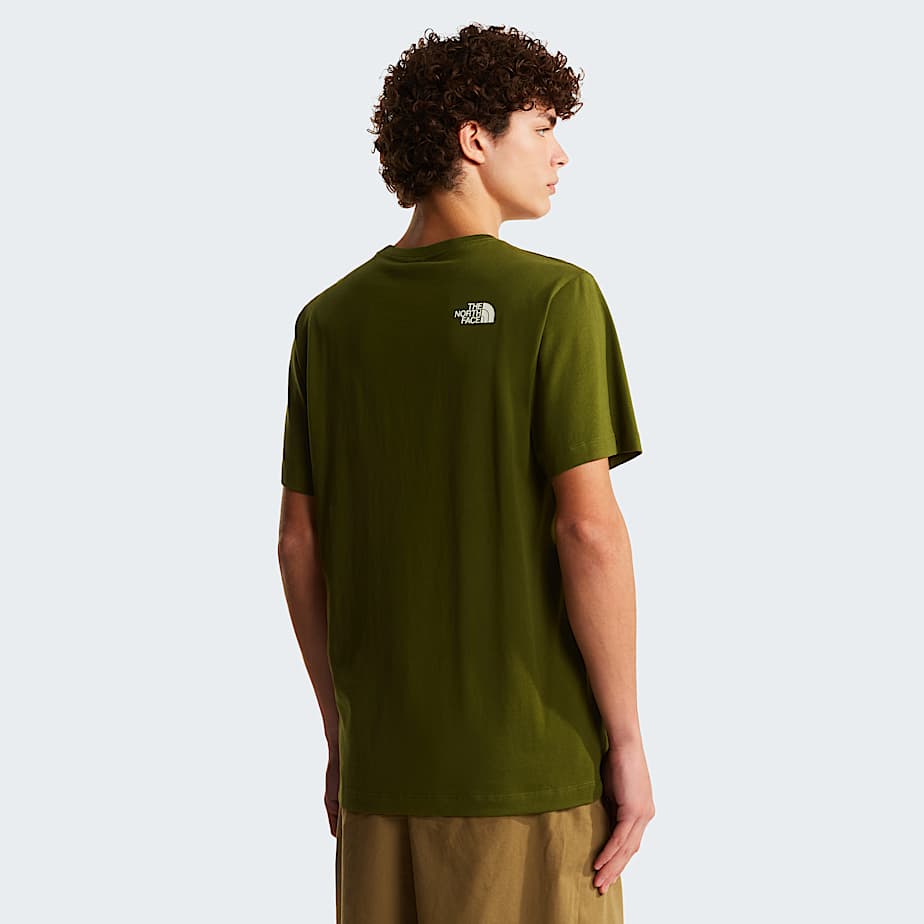 Tshirt Mountain Line Regular con grafica da uomo TNF ALT3