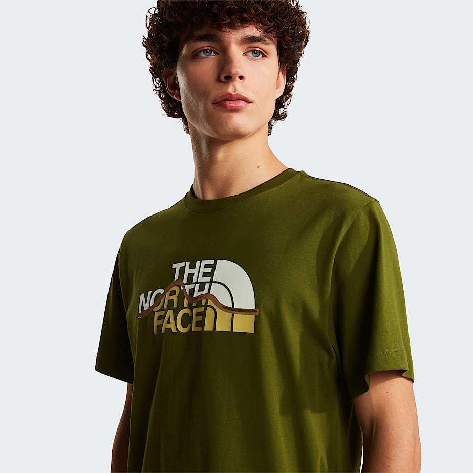 Tshirt Mountain Line Regular con grafica da uomo TNF ALT4