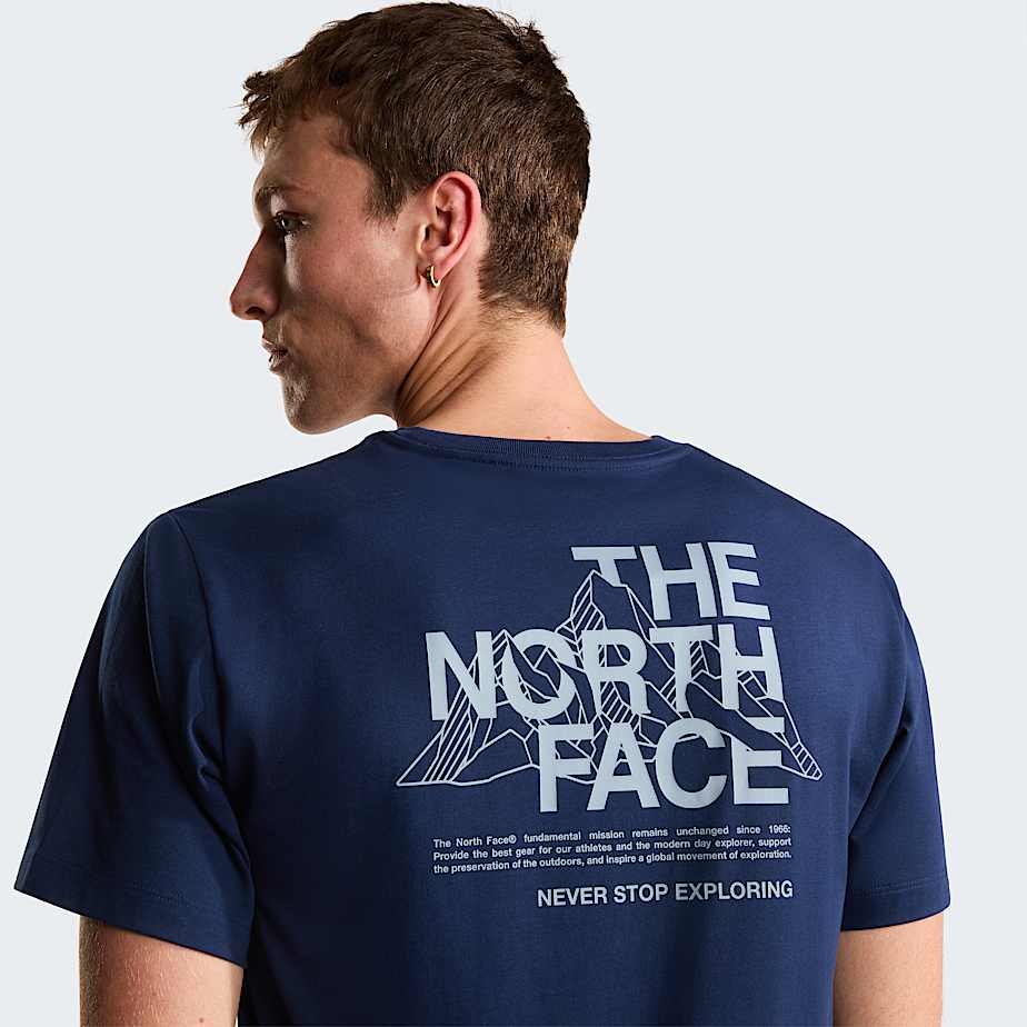 Tshirt standard Mountain Sketch Graphic pour homme TNF ALT5