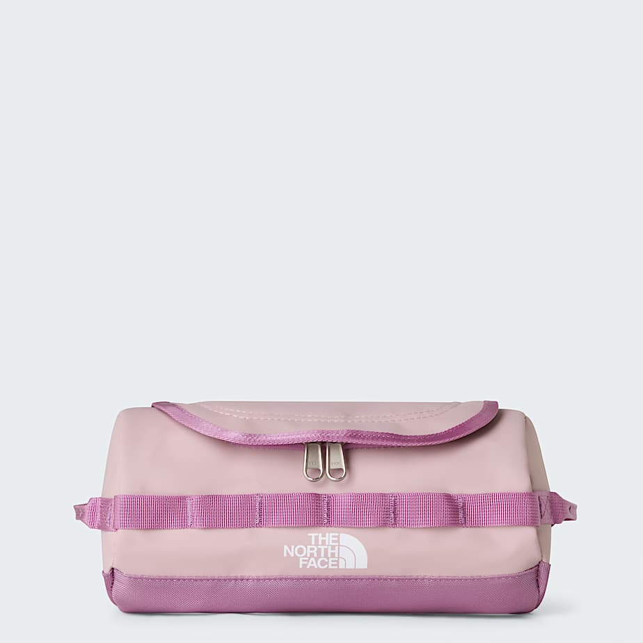 Base Camp Travel Washbag  Small TNF Metal PinkHushed Lavender HERO