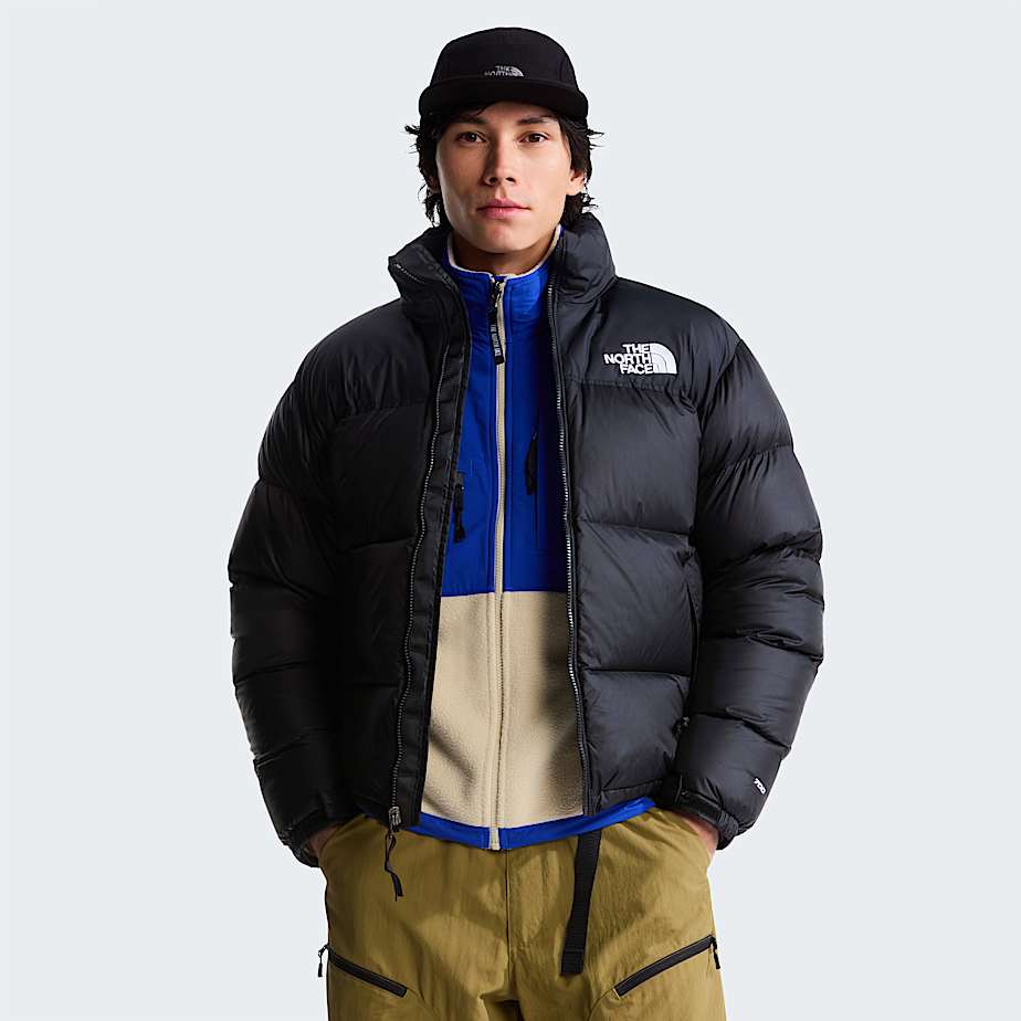 Mens 1996 Retro Nuptse Jacket TNF TNF BlackNPFR ALT4
