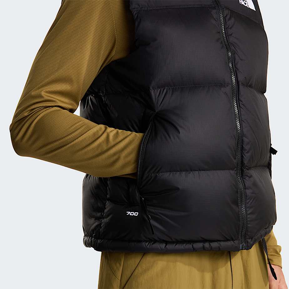 Mens 1996 Retro Nuptse Gilet TNF TNF BlackRecycled Down ALT6