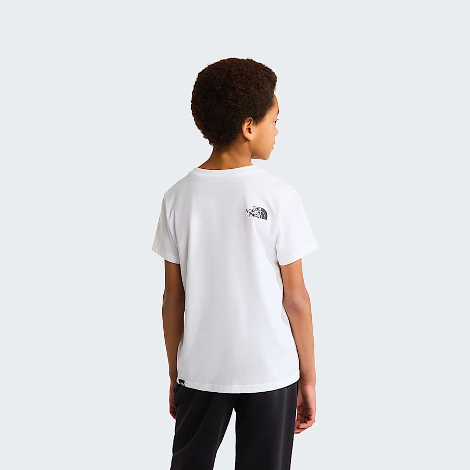 Teens Simple Dome TShirt TNF TNF White ALT3