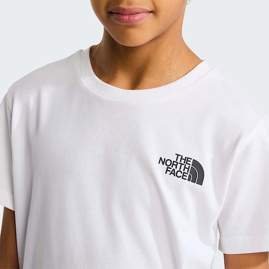Teens Simple Dome TShirt TNF TNF White ALT4