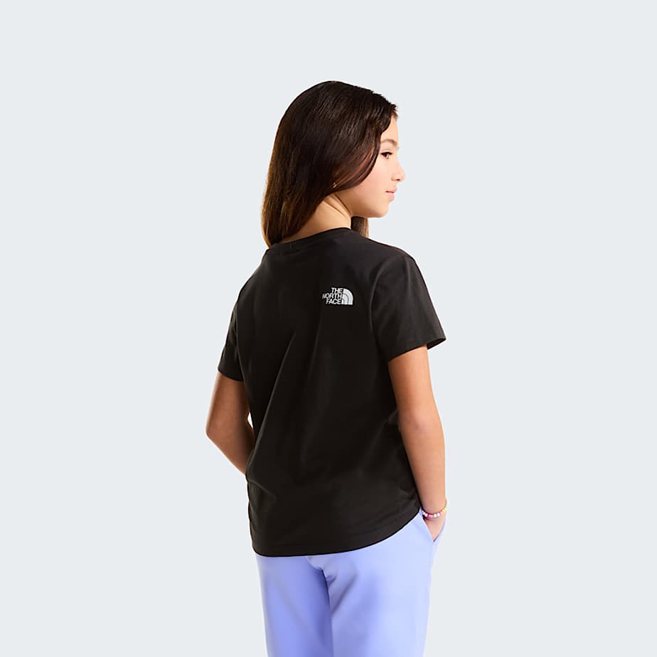 Teens Simple Dome TShirt TNF TNF Black ALT8