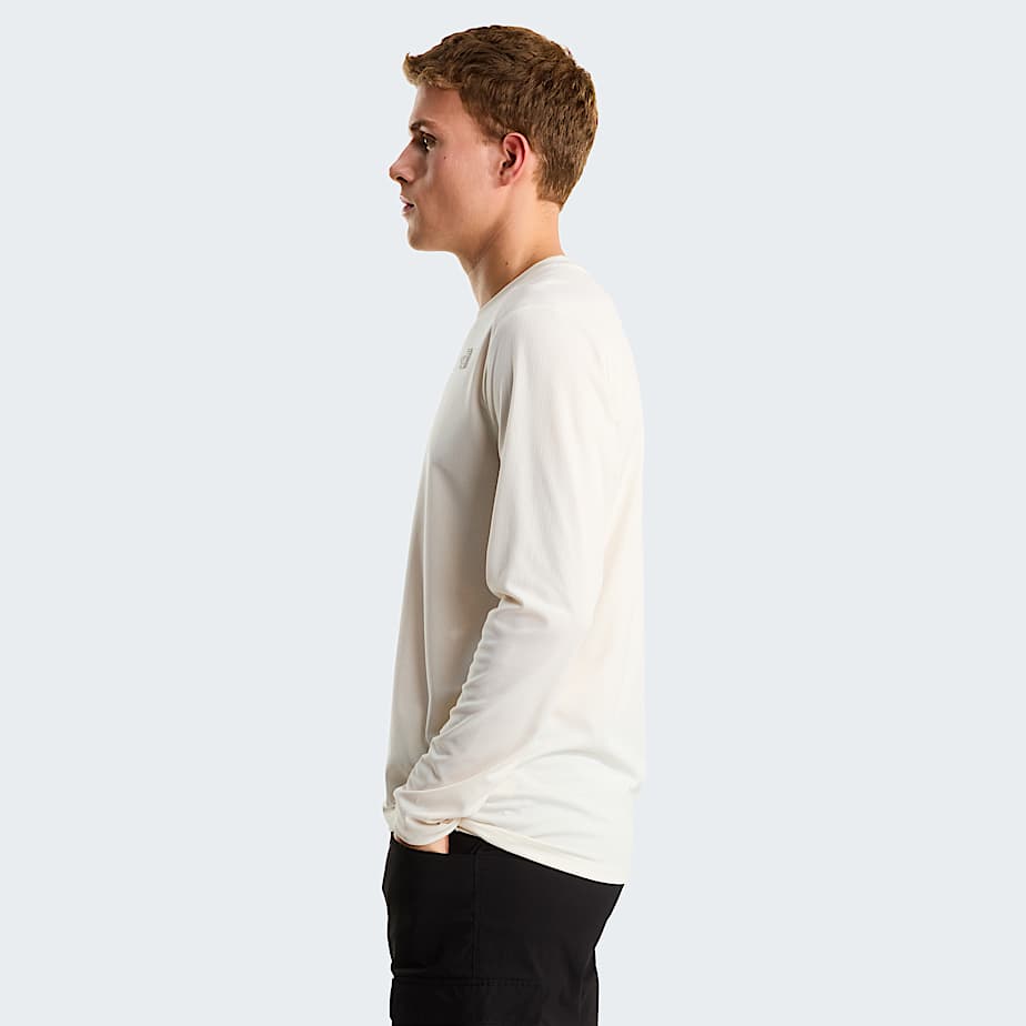 Tshirt a maniche lunghe Shadow da uomo TNF White Dune ALT2