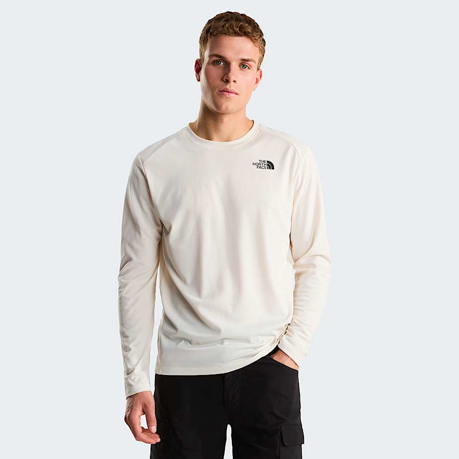 Tshirt a maniche lunghe Shadow da uomo TNF White Dune HERO