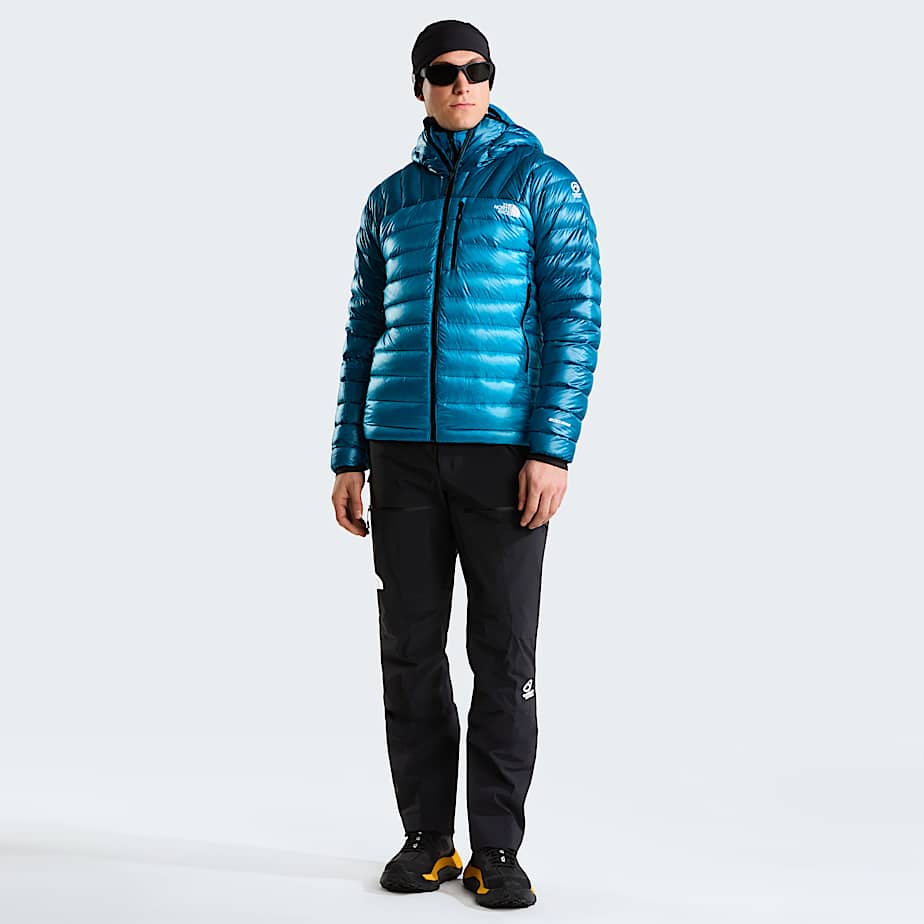 Mens Summit Breithorn Hooded Down Jacket TNF Meridian BlueDusk Blue ALT1