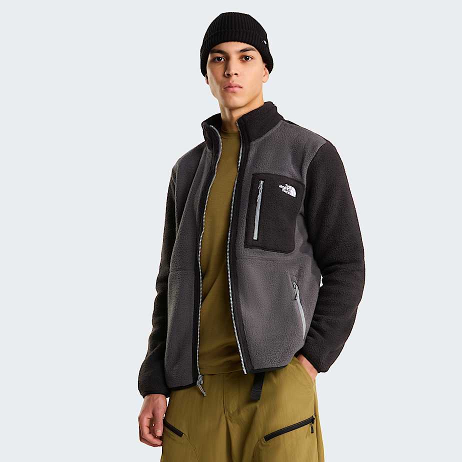 Yumiorifleecejas met volledige rits voor heren TNF Anthracite GreyTNF BlackMonument Grey ALT4