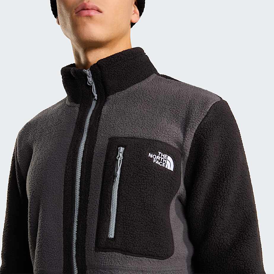 Yumiorifleecejas met volledige rits voor heren TNF Anthracite GreyTNF BlackMonument Grey ALT5