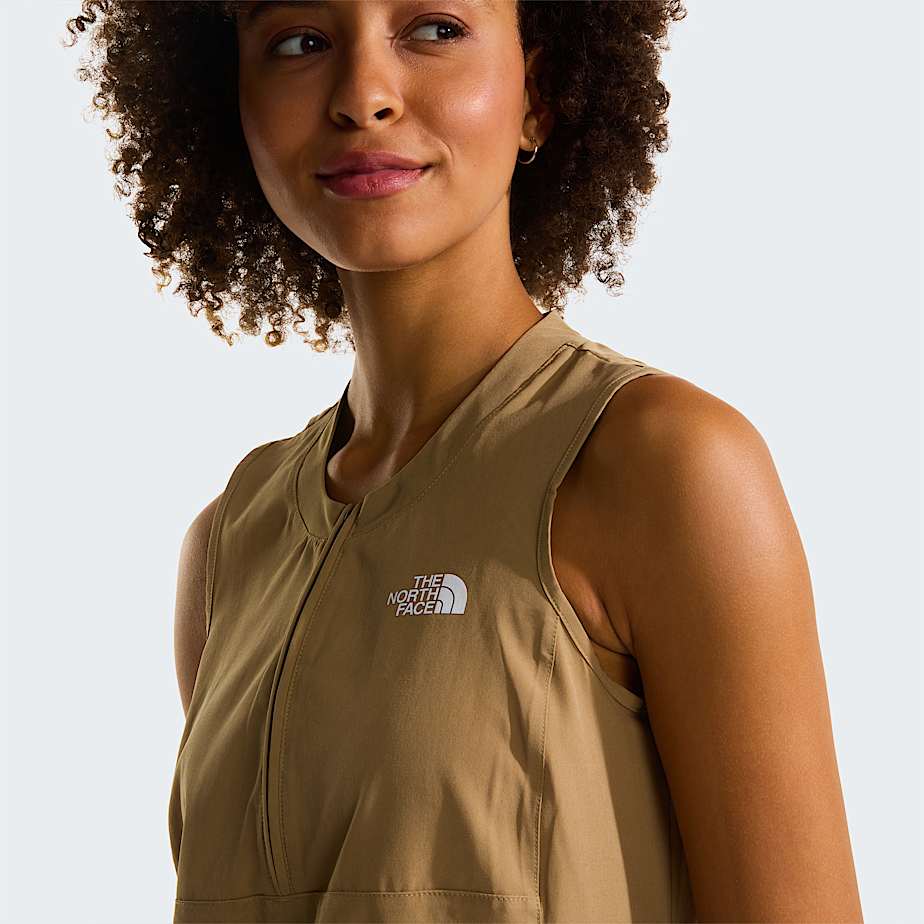 Inpakbare jurk voor dames TNF Kelp TanNPF ALT4