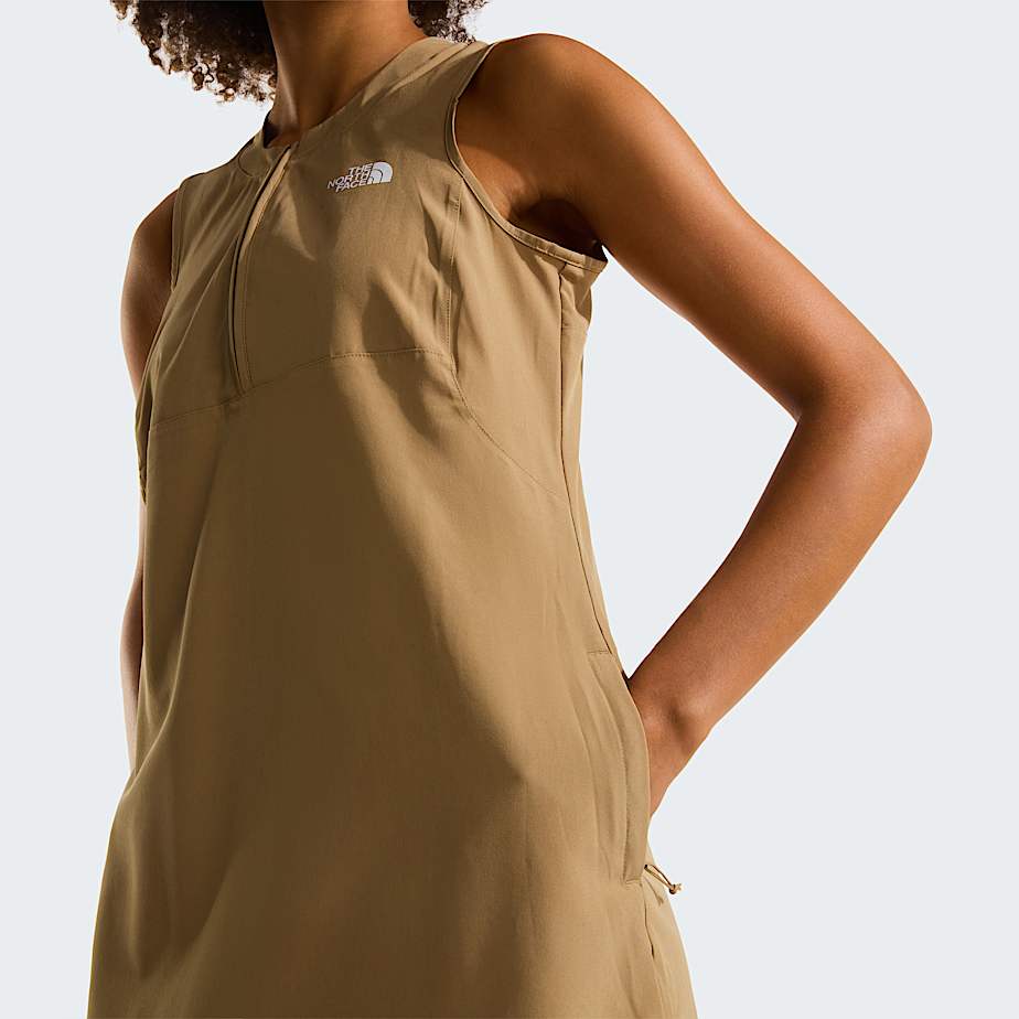 Inpakbare jurk voor dames TNF Kelp TanNPF ALT5