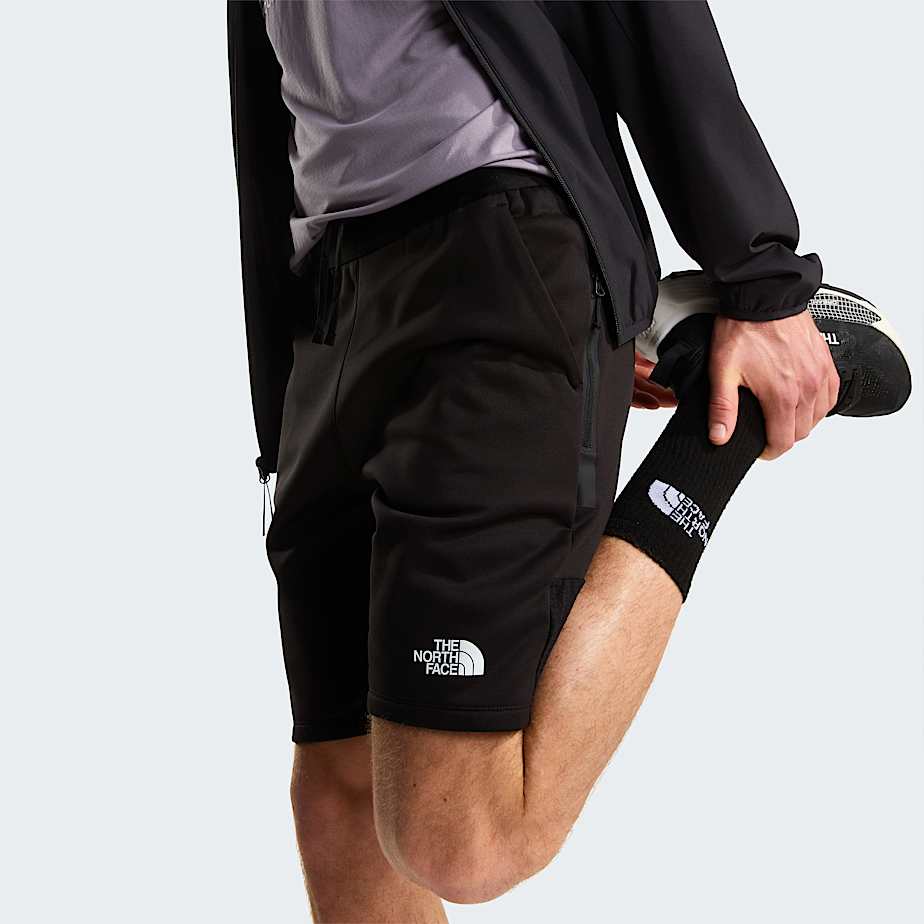 Pantaloncini in pile Mountain Athletics da uomo TNF ALT4