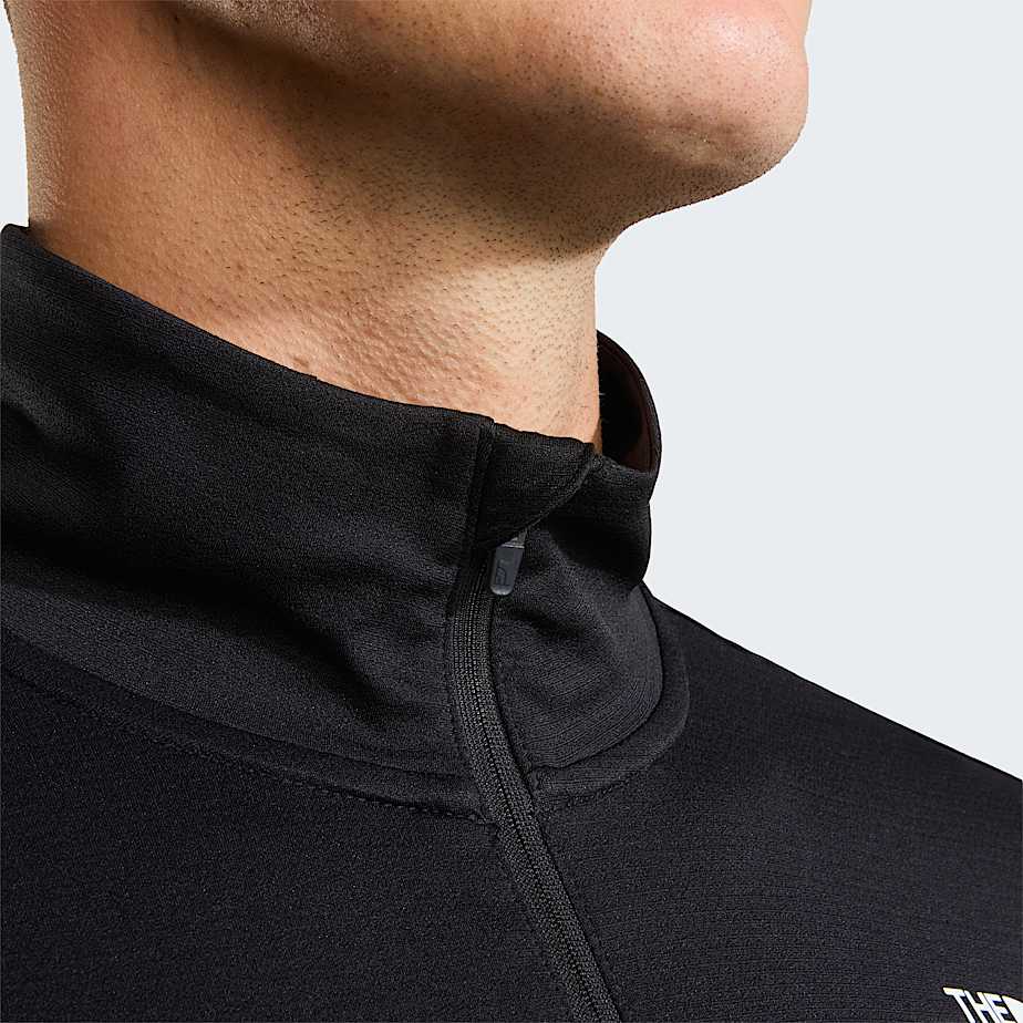 Tshirt a maniche lunghe con cerniera a 14 247 da uomo TNF ALT4