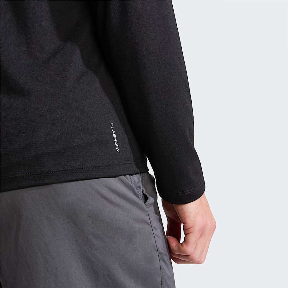 Tshirt a maniche lunghe con cerniera a 14 247 da uomo TNF ALT6