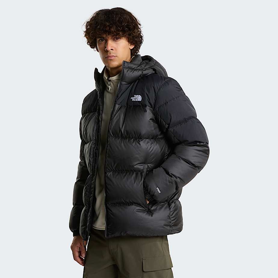 Mens Diablo Down 20 Hooded Jacket TNF TNF Black HeatherTNF BlackRecycled Down ALT4