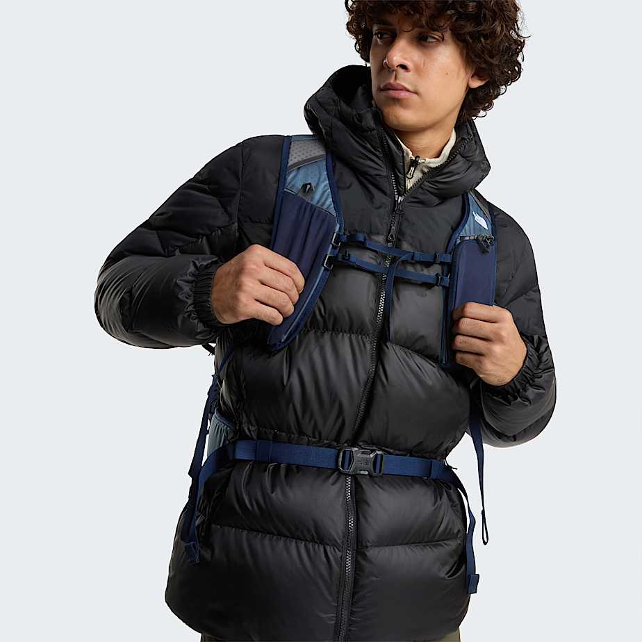 Mens Diablo Down 20 Hooded Jacket TNF TNF Black HeatherTNF BlackRecycled Down ALT8