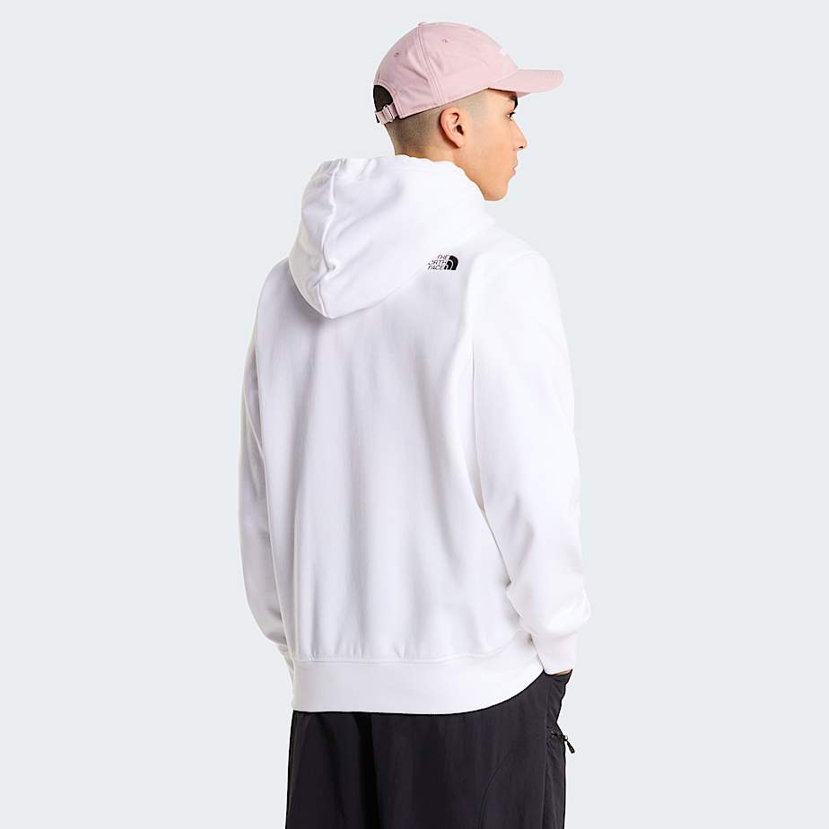 Mens Drew Peak Hoodie TNF TNF WhiteTNF Black ALT3