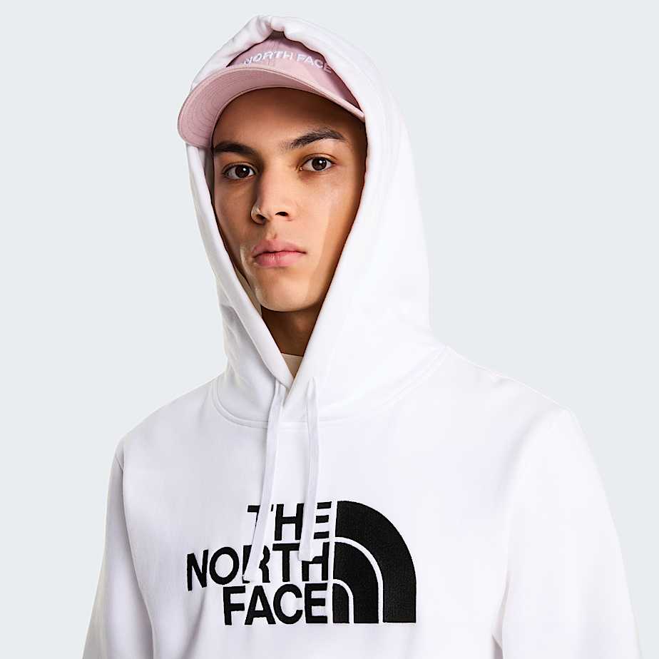 Mens Drew Peak Hoodie TNF TNF WhiteTNF Black ALT4
