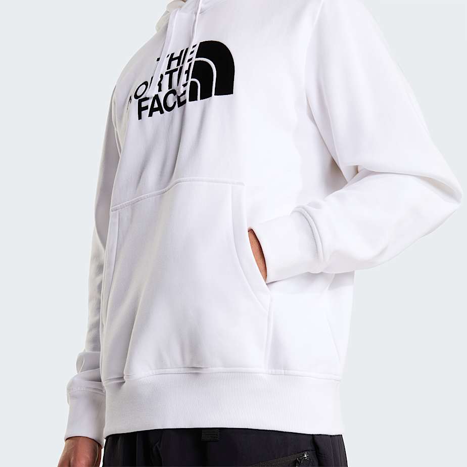 Mens Drew Peak Hoodie TNF TNF WhiteTNF Black ALT5