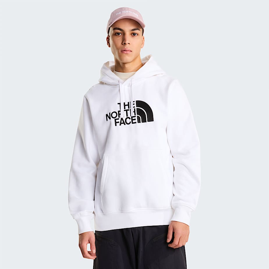 Mens Drew Peak Hoodie TNF TNF WhiteTNF Black HERO