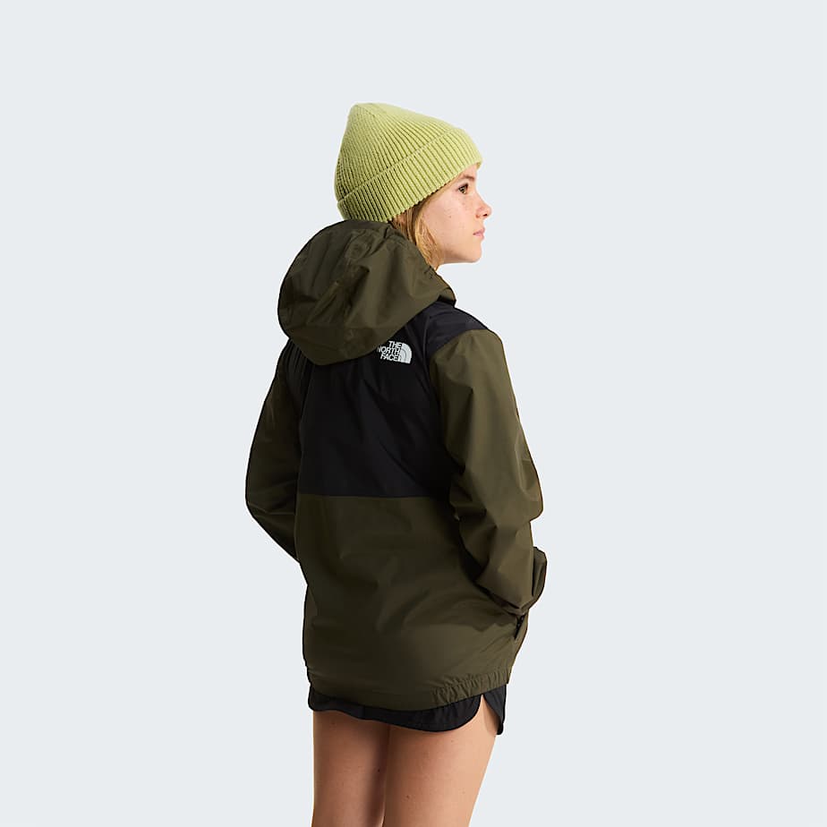 Teens Rain ZipIn Jacket TNF New Taupe Green ALT10