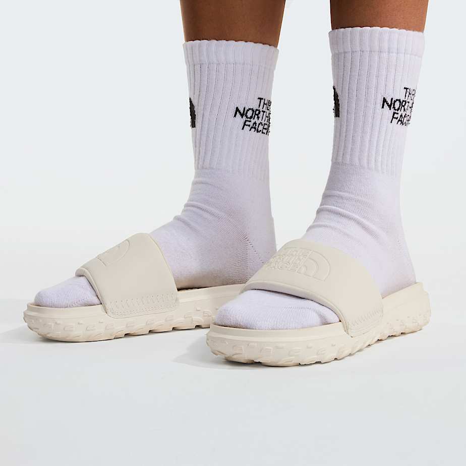 Never Stop Cush Schlappen fr Damen TNF White DuneWhite Dune ALT4