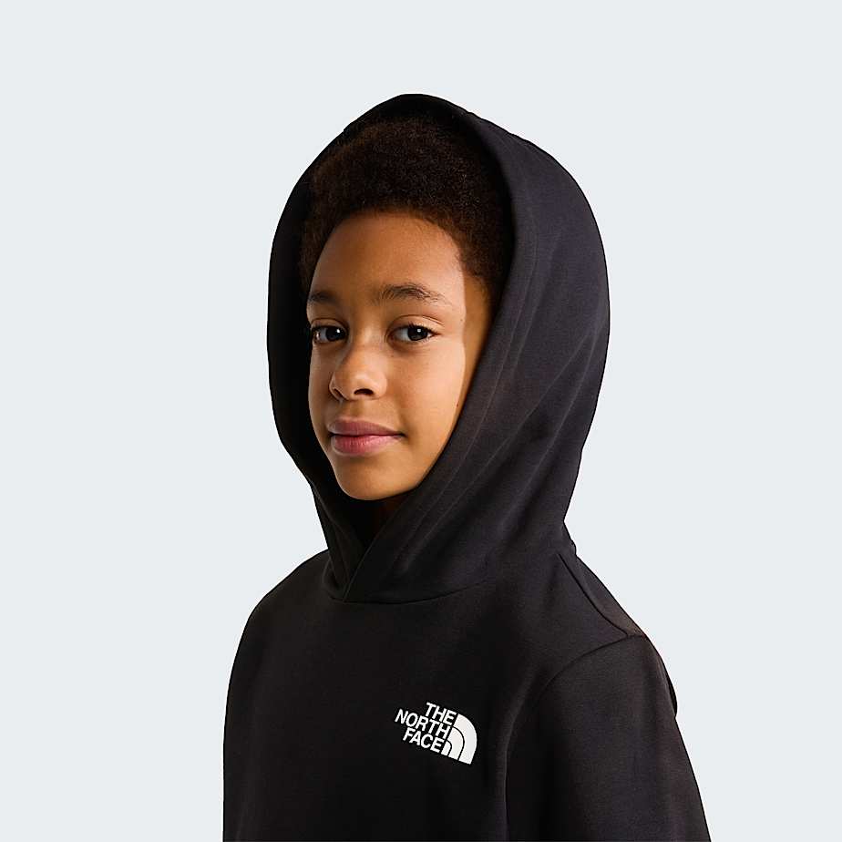 Felpa con cappuccio Simple Dome da ragazzi TNF ALT4