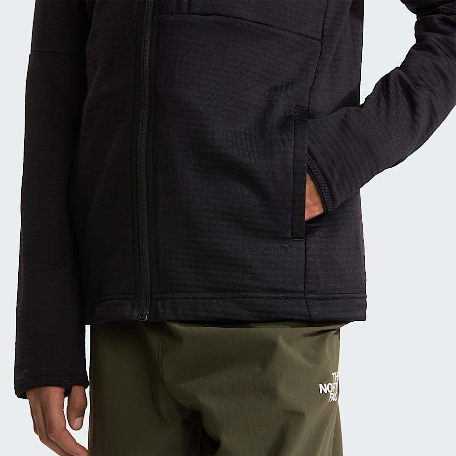 Giacca midlayer Hike con cerniera integrale da ragazzi TNF ALT6