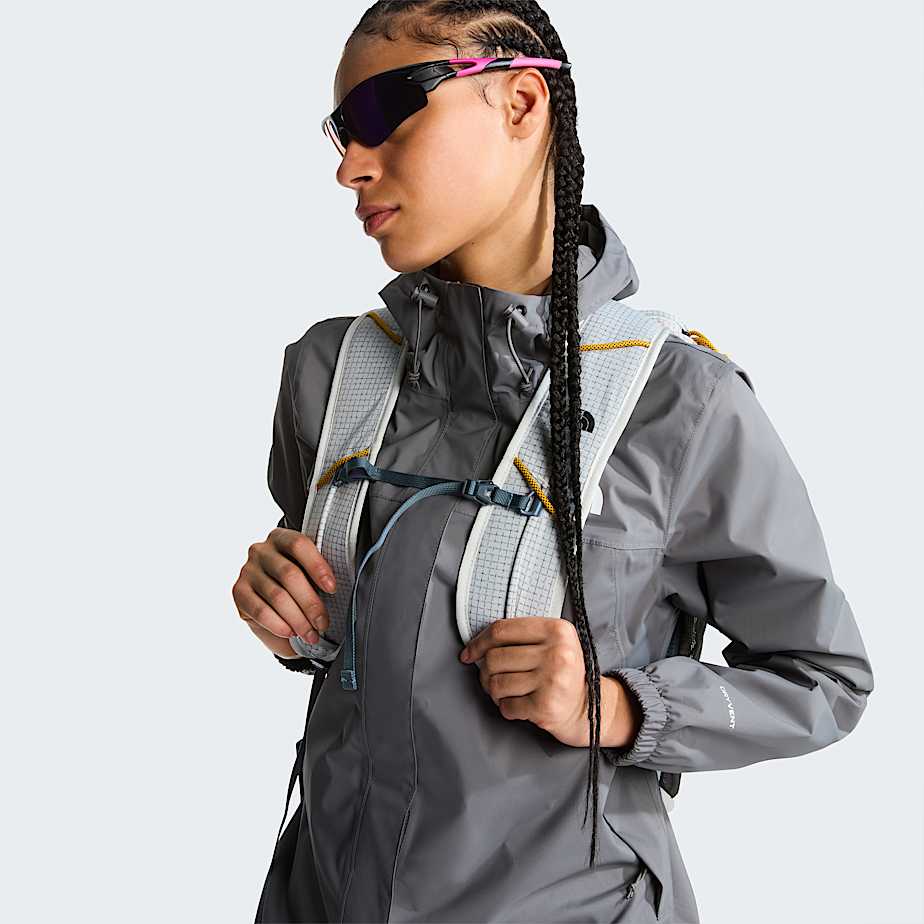 Womens Antora Rain Jacket TNF Smoked Pearl ALT7