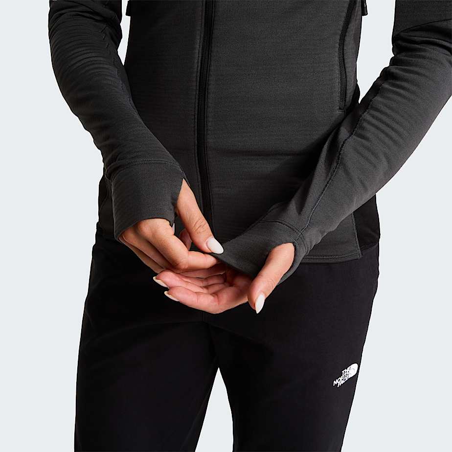 Giacca con cappuccio Bolt Polartec Power Grid da donna TNF ALT9