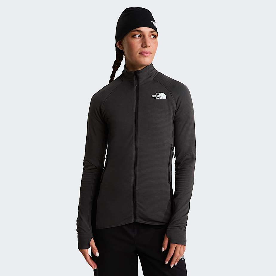 Giacca con cappuccio Bolt Polartec Power Grid da donna TNF HERO