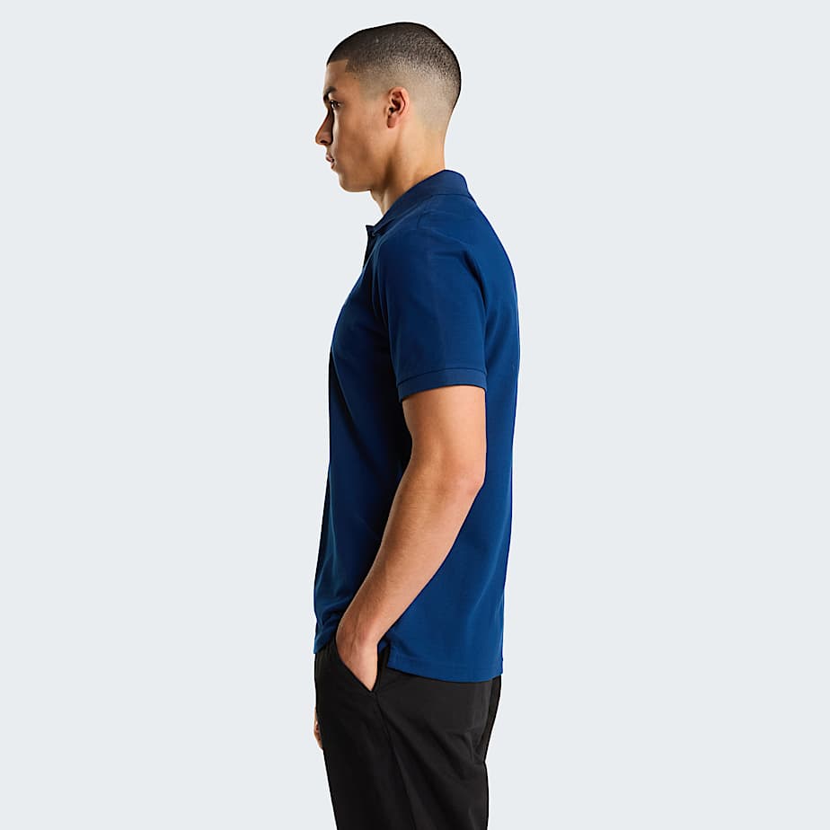 Polo recto Essential para hombre TNF Estate Blue ALT2