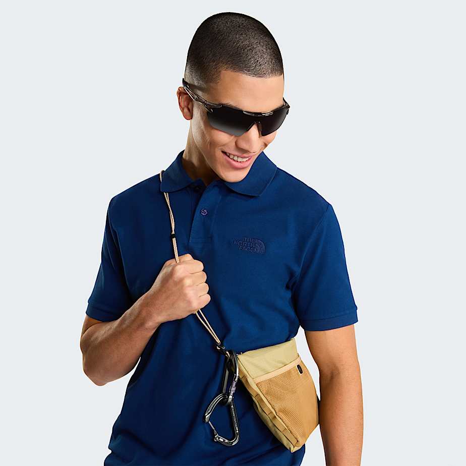 Polo recto Essential para hombre TNF Estate Blue ALT6