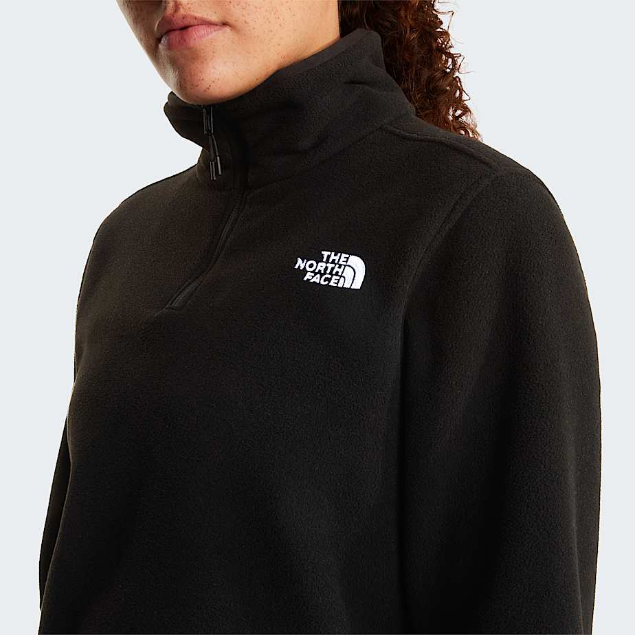 Forro polar con cremallera de 14 Glacier para mujer TNF TNF Black ALT4