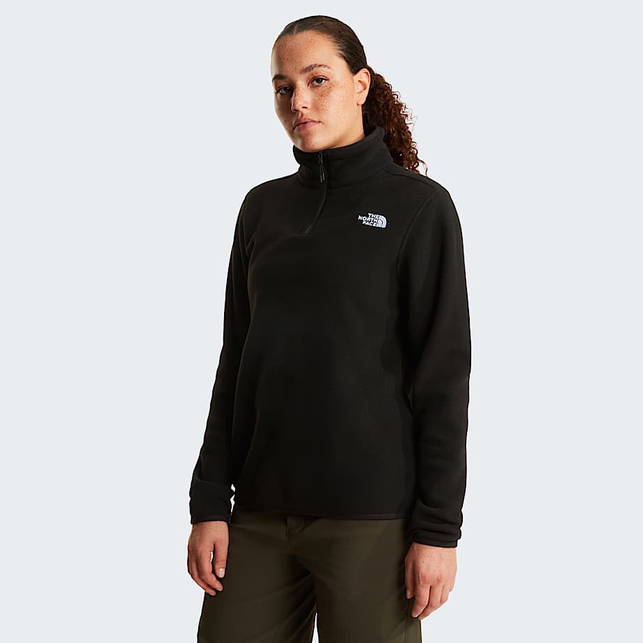 Forro polar con cremallera de 14 Glacier para mujer TNF TNF Black HERO