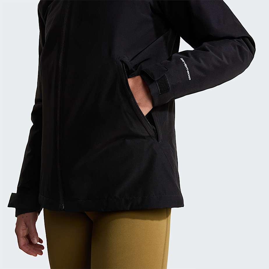 Womens Carto Mono Triclimate 3in1 Hooded Jacket TNF TNF Black ALT8