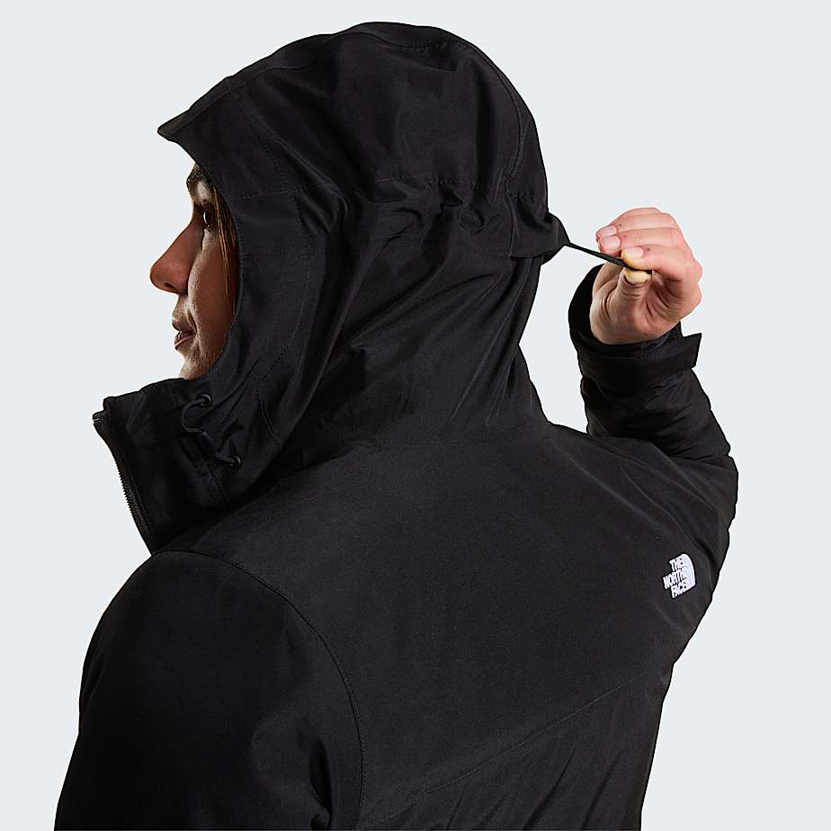 Womens Carto Mono Triclimate 3in1 Hooded Jacket TNF TNF Black ALT7