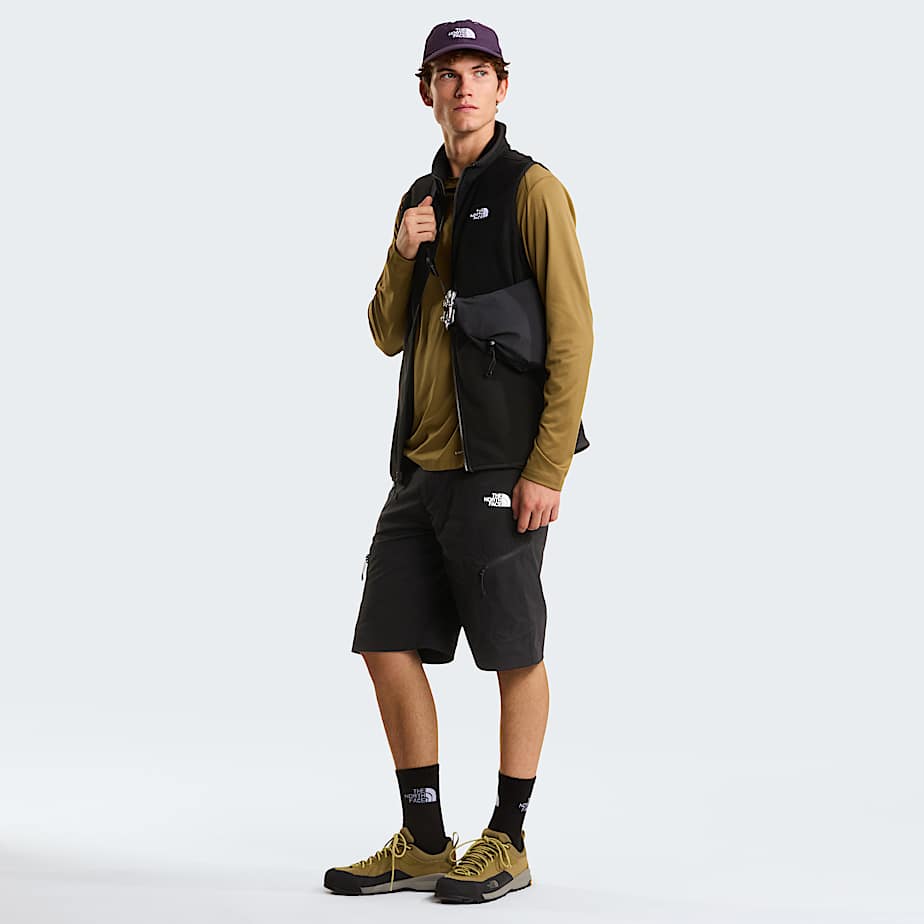 Mens Glacier Fleece Vest TNF TNF Black ALT1