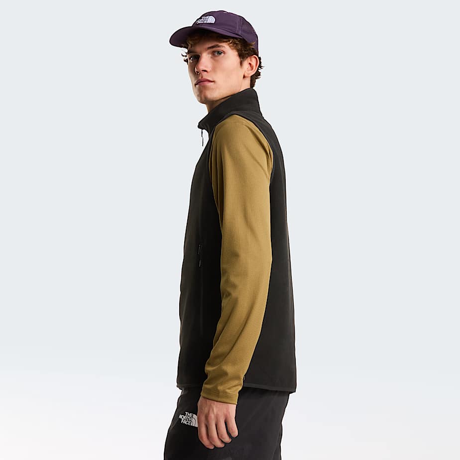 Mens Glacier Fleece Vest TNF TNF Black ALT2